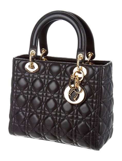 lady dior bag medium black|Lady Dior small price.